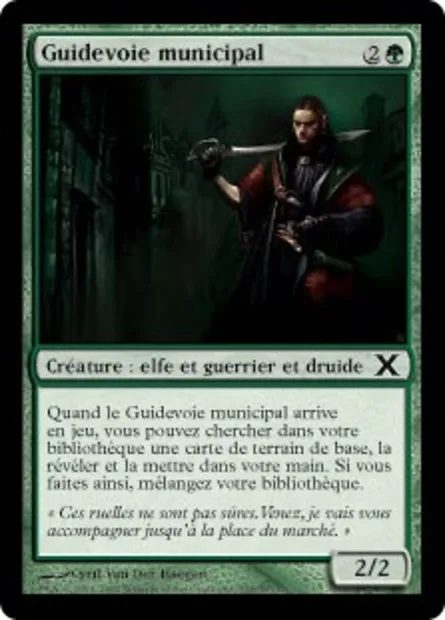Guidevoie municipal, carte Magic 10E 255 — extension Dixième édition