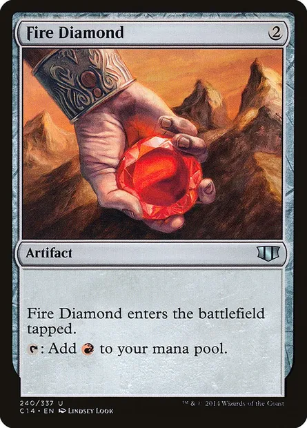 Fire Diamond, Magic card C14 240 — Commander 2014 set