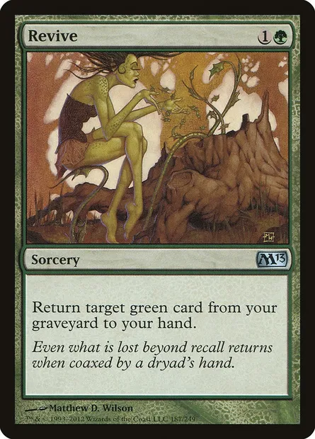 Revive, Magic card M13 187 — Magic 2013 set