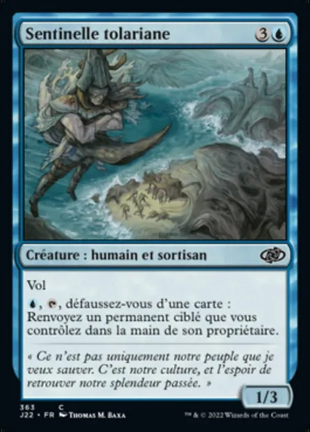 Sentinelle tolariane, carte Magic J22 363 — extension Jumpstart 2022