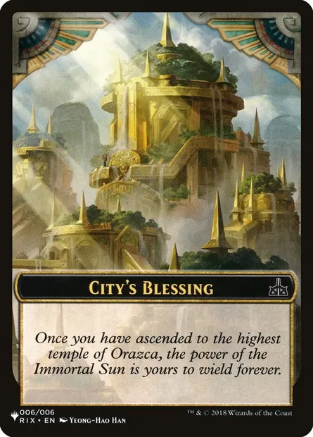 City's Blessing, Magic card PLST TRIX-6 — The List set