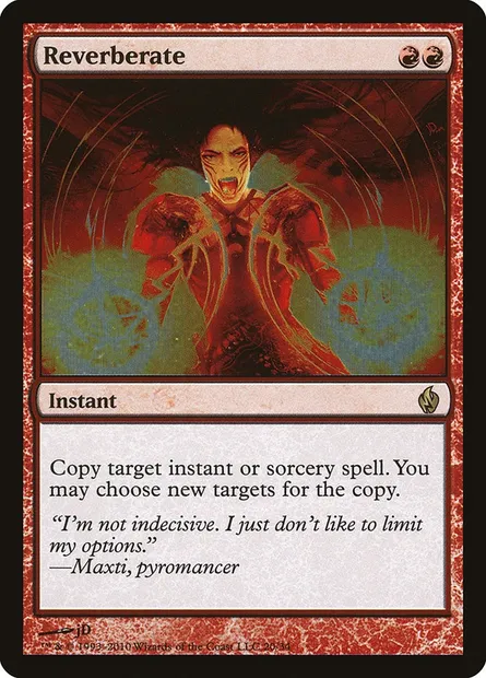 Reverberate, Magic card PD2 20 — Premium Deck Series: Fire and Lightning set