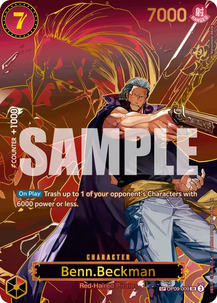 Ben Beckmann, carte One Piece OP09-009 — extension LES NOUVEAUX EMPEREURS