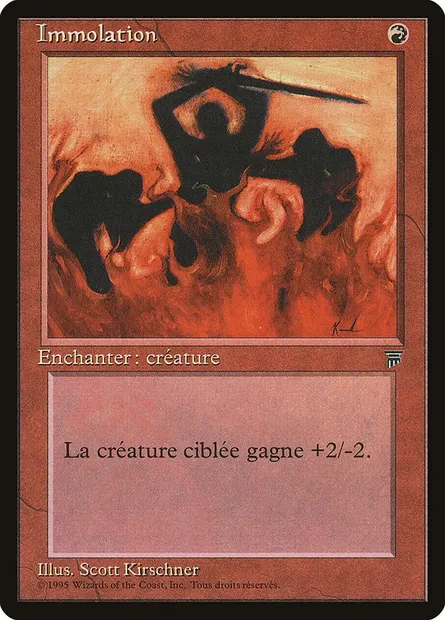 Immolation, Magic card REN 89 — Renaissance set