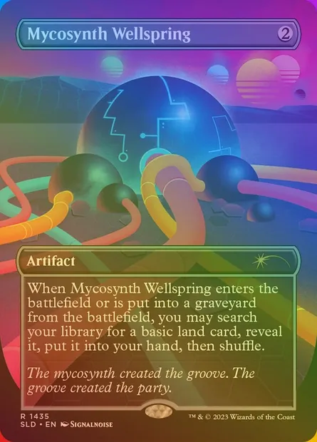 Source de mycosynthèse, carte Magic SLD 1435★ — extension Secret Lair Drop