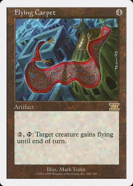 Flying Carpet, Magic card 6ED 285 — Classic Sixth Edition set