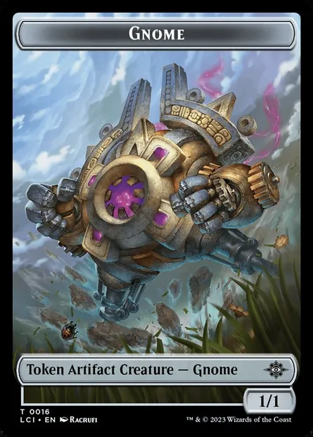 Gnome, carte Magic TLCI 16 — extension The Lost Caverns of Ixalan Tokens
