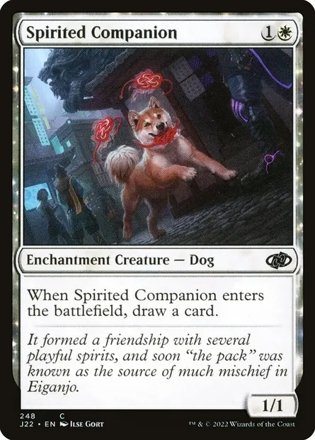 Spirited Companion, Magic card J22 248 — Jumpstart 2022 set