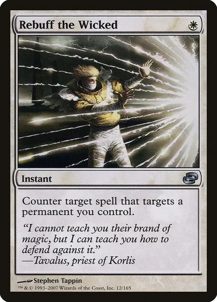 Rebuff the Wicked, Magic card PLC 12 — Planar Chaos set