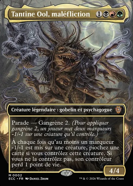 Tantine Ool, maléfliction, carte Magic ECC 2 — extension Lorwyn Eclipsed Commander
