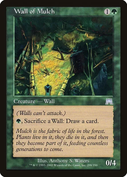 Mur de paillis, carte Magic ONS 298 — extension Carnage