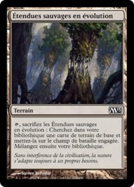 Étendues sauvages en évolution, carte Magic M13 224 — extension Magic 2013