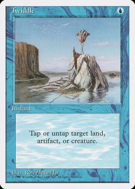 Twiddle, Magic card 4ED 109 — Fourth Edition set