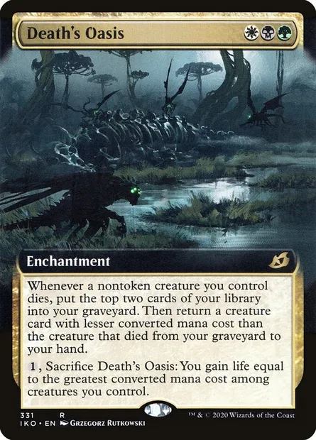 Death's Oasis, Magic card IKO 331 — Ikoria: Lair of Behemoths set
