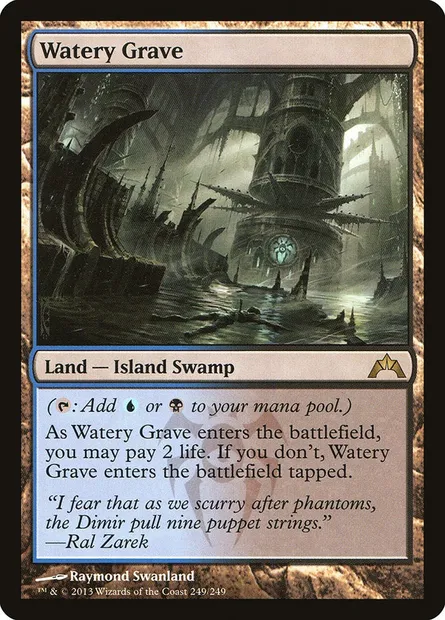 Watery Grave, Magic card GTC 249 — Gatecrash set