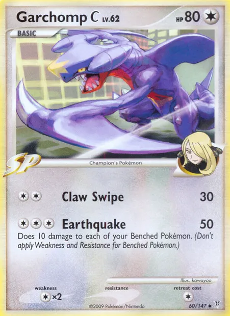 Garchomp C, Pokémon card SV 60 — Supreme Victors set
