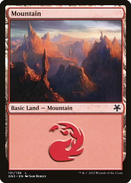 Mountain, Magic card GN3 131 — Game Night: Free-for-All set