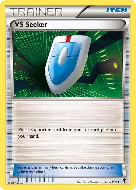 VS Seeker, Pokémon card PHF 109 — Phantom Forces set