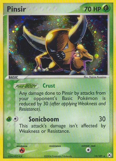Pinsir, Pokémon card HL 13 — Hidden Legends set