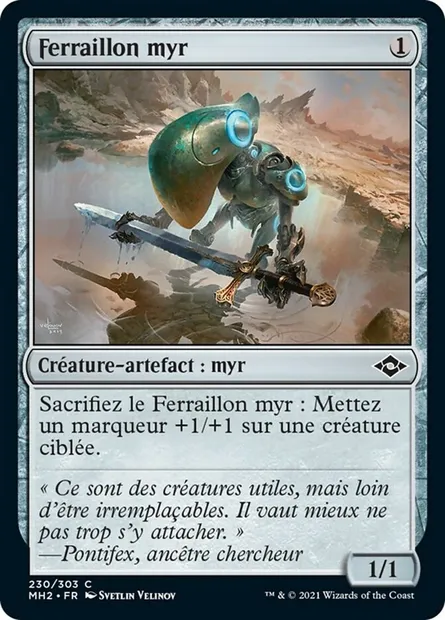 Ferraillon myr, carte Magic MH2 230 — extension Horizons du Modern 2