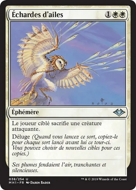 Échardes d'ailes, carte Magic MH1 38 — extension Horizons du Modern