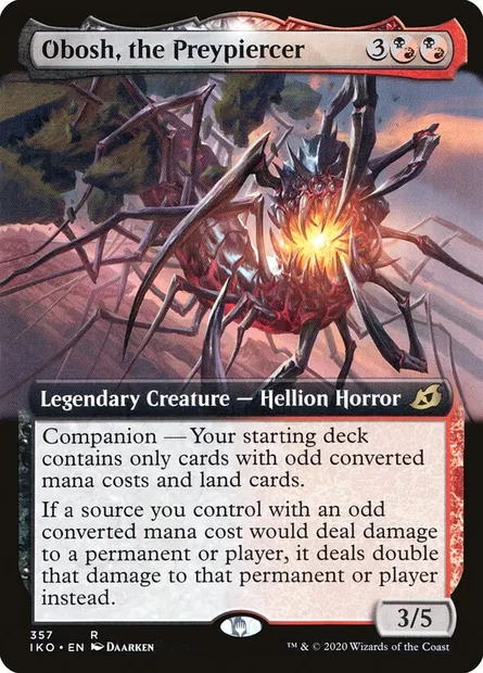 Obosh, the Preypiercer, Magic card IKO 357 — Ikoria: Lair of Behemoths set