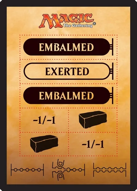 Punchcard // Punchcard, Magic card TAKH 26 — Amonkhet Tokens set