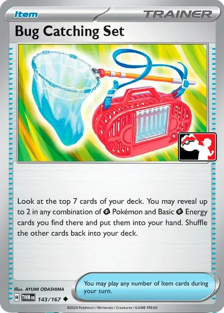 Bug Catching Set, Pokémon card PPS 143-7 — Play! Pokémon Prize Pack Series set