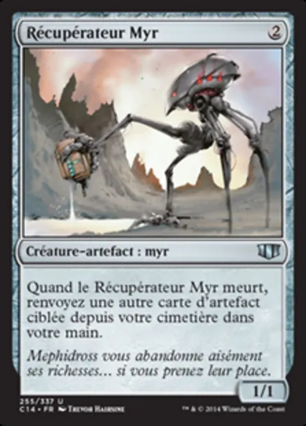Récupérateur Myr, carte Magic C14 255 — extension Commander 2014