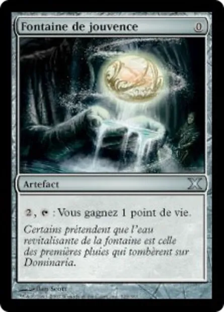 Fontaine de jouvence, carte Magic 10E 323 — extension Dixième édition