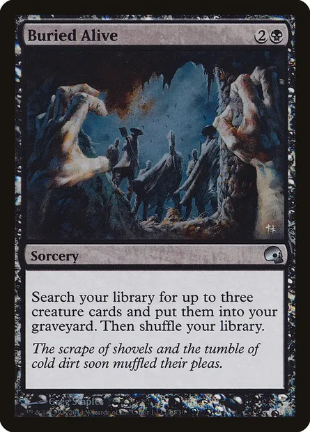 Buried Alive, Magic card PD3 20 — Premium Deck Series: Graveborn set