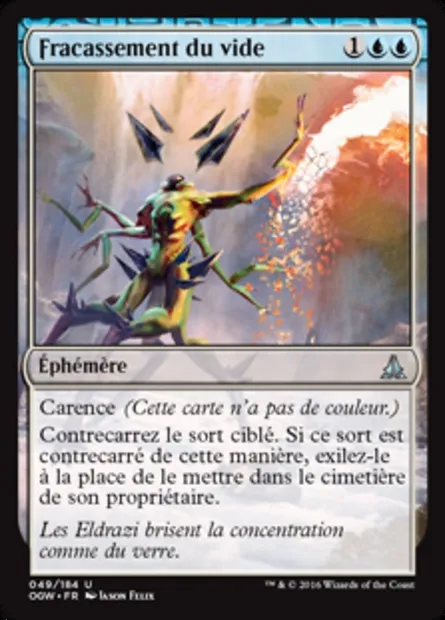 Fracassement du vide, carte Magic OGW 49 — extension Le serment des Sentinelles