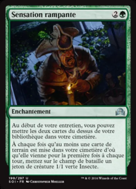 Sensation rampante, carte Magic SOI 199 — extension Ténèbres sur Innistrad