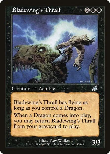 Bladewing's Thrall, Magic card SCG 55 — Scourge set