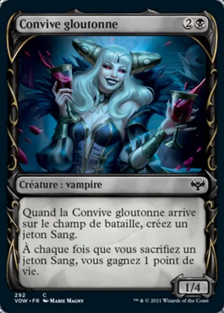 Convive gloutonne, carte Magic VOW 292 — extension Innistrad : noce écarlate