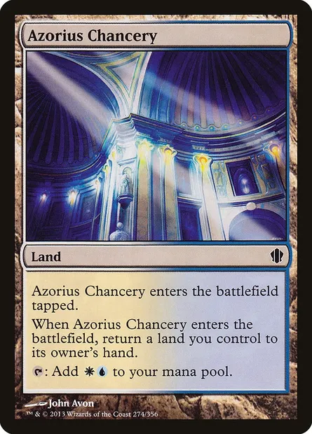 Azorius Chancery, Magic card C13 274 — Commander 2013 set