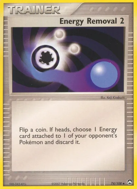 Energy Removal 2, Pokémon card PK 74 — Power Keepers set