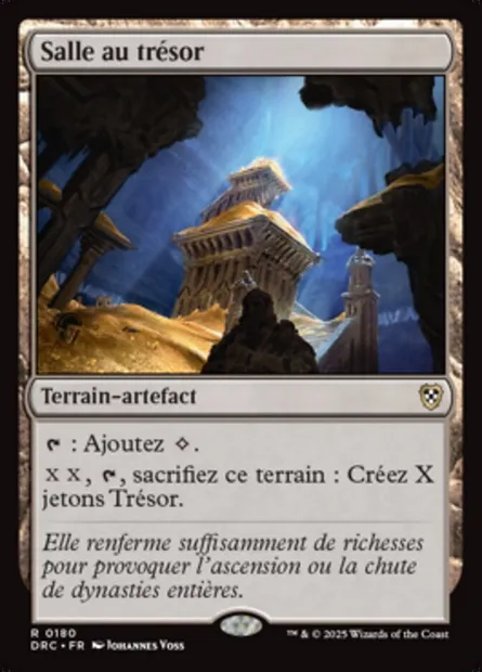 Salle au trésor, carte Magic DRC 180 — extension Aetherdrift Commander