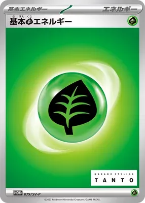 Basic Grass Energy, Pokémon card SV-P 079 — Scarlet & Violet Promos set