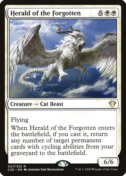 Herald of the Forgotten, Magic card C20 27 — Commander 2020 set