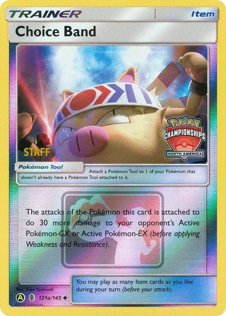 Choice Band, Pokémon card LGP 121a-9 — League Promos set