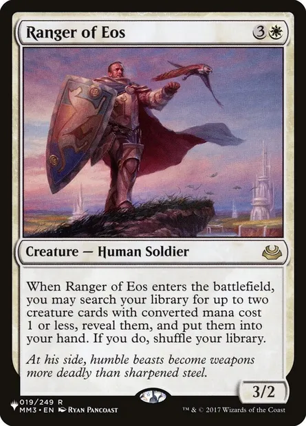 Ranger d'Éos, carte Magic PLST MM3-19 — extension The List