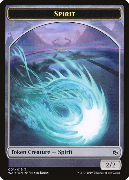 Spirit, carte Magic TWAR 1 — extension War of the Spark Tokens