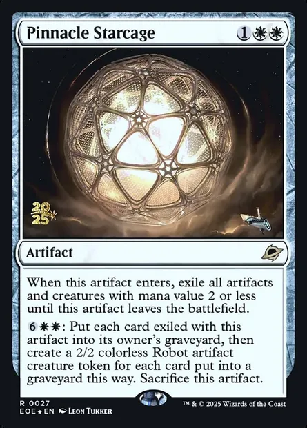 Pinnacle Starcage, Magic card PEOE 27s — Edge of Eternities Promos set