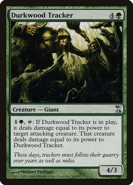 Durkwood Tracker, Magic card TSP 194 — Time Spiral set