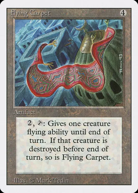 Flying Carpet, Magic card 3ED 248 — Revised Edition set