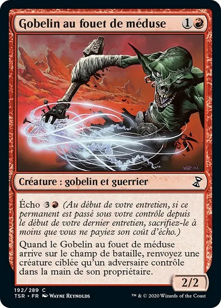 Gobelin au fouet de méduse, carte Magic TSR 192 — extension Spirale Temporelle Remastered