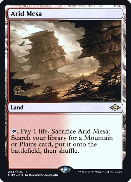 Arid Mesa, Magic card PMH2 244s — Modern Horizons 2 Promos set