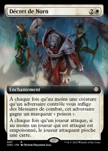 Décret de Norn, carte Magic ONC 47 — extension Phyrexia: All Will Be One Commander