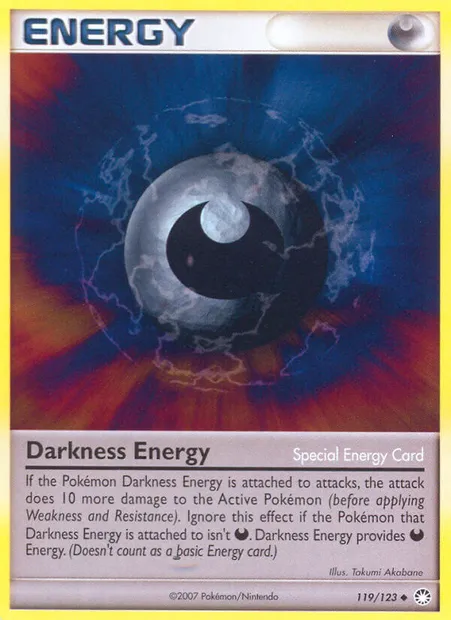 Darkness Energy, Pokémon card MT 119 — Mysterious Treasures set